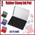 Ink Pad for Rubber Stamps and Fingerprint Crafts Non Toxic Ink for Office and DIY Use - Red