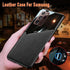 For Samsung Galaxy S21 S22 Note 20 Ultra Plus S20 FE Leather Case Black - For Samsung S30 Plus/S21 Plus
