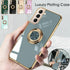 Black Shockproof Ring Holder Case Cover for Samsung S22 Ultra Plus Note 20 - Samsung Galaxy A32 5G