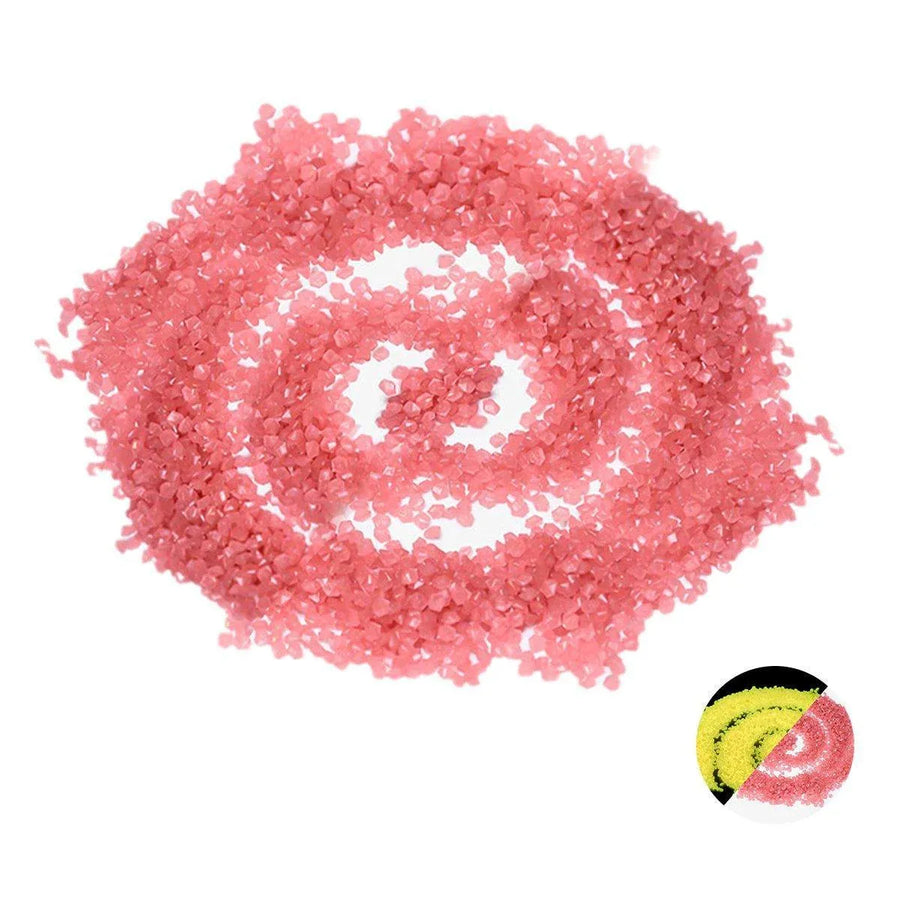 250g Fluorescent Glow in the Dark Sand Gravel for Micro Landscape Aquarium - Red