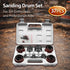 37Pcs Sanding Drum Kit Sleeve Set for Drill Rotary Tool Wood Polishing