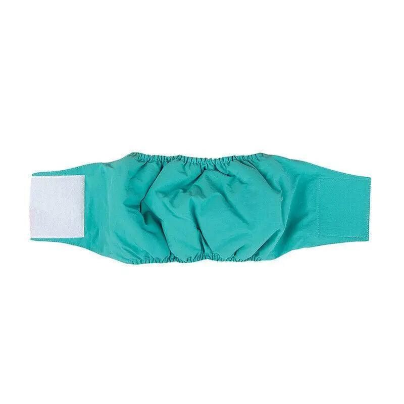 XL Male Dog Puppy Nappy Diaper Belly Wrap Band Sanitary Pants Underpants - Green