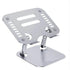 Adjustable Folding Aluminum Stand Ergonomic Design Portable Laptop Stand Holder - Silver