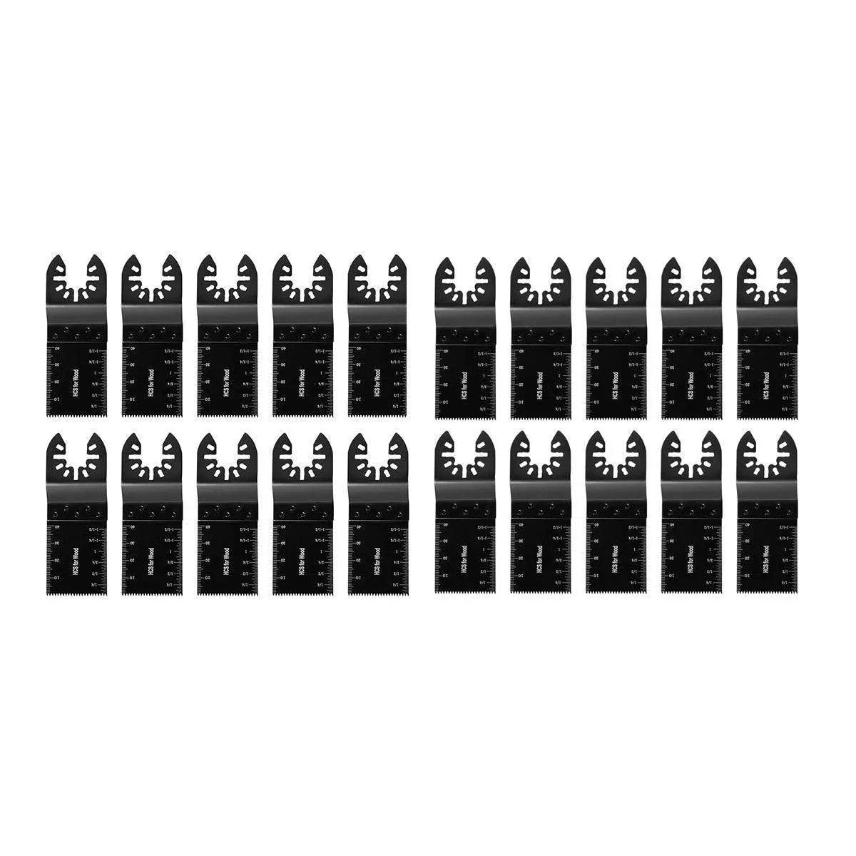 10/20/30PCS Universal Cutting Blades for Woodworking Power Tools Compatible with Multi-Tool - 20pcs