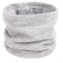 Fleece Neck Warmer Thermal Tube Scarf Winter Snood Hat for Men Women Outdoor - Grey