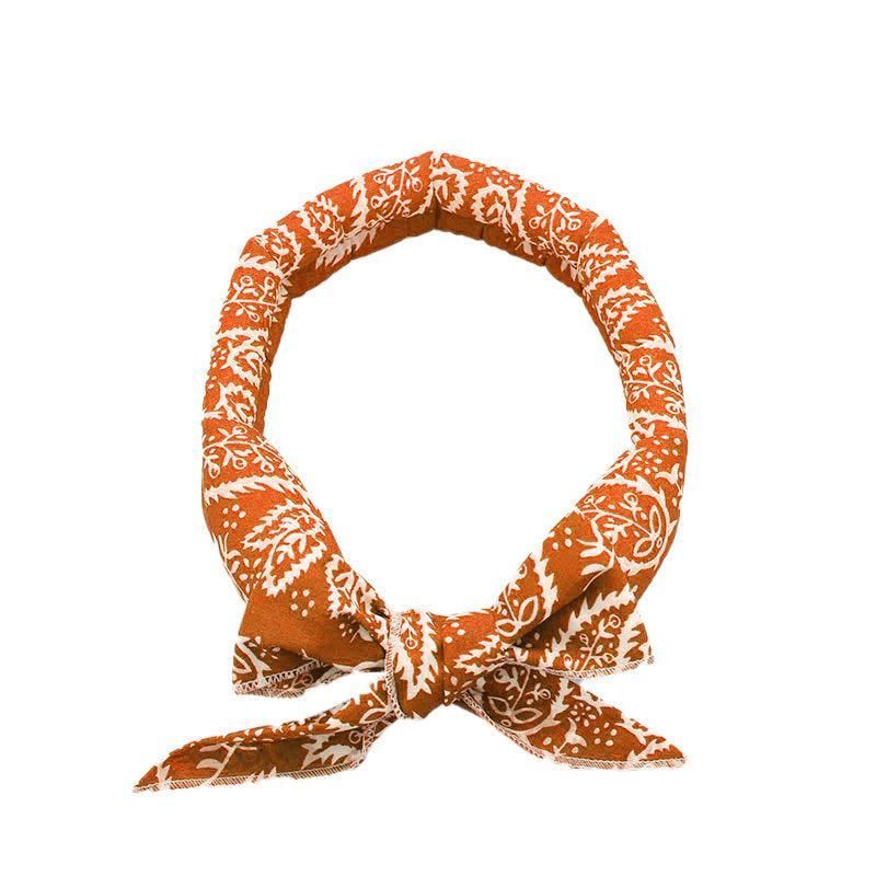 Bandana Headband Cooler Scarf Neck Ice Scarf Wrap Deluxe Outdoor Sport Cooling - Orange