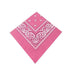 Paisley Bandana Scarf Head Wrap Face Neck Cover Summer Outdoor Fishing Headwear - Pink