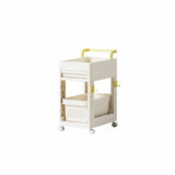 Multi Function Pull Type Storage Cart Rolling Trolley 2/3/4 Tier Space Saving - 2-Layer