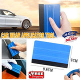 Felt Edge Squeegee For Decals Sticker Vinyl Sheet  Car Wrap Applicator Tool Blue