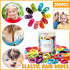 200Pcs Women Girls Hair Bands Ties Rope Rings Elastic Hairband Ponytail Holder