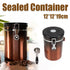 Stainless Steel Coffee Bean Tea Airtight Canister Leakproof Moistureproof