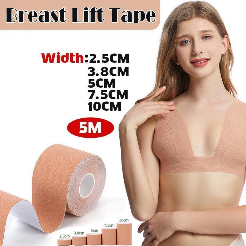 Skin Colour 5M Women Boob Tape Invisible Bra Nipple Cover Adhesive Breast Lift Tape - 3.8CM×5M