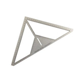 Industrial Floor Drain Positioning Ruler Multi-pattern Measuring Tool Accessory - 22x22cm