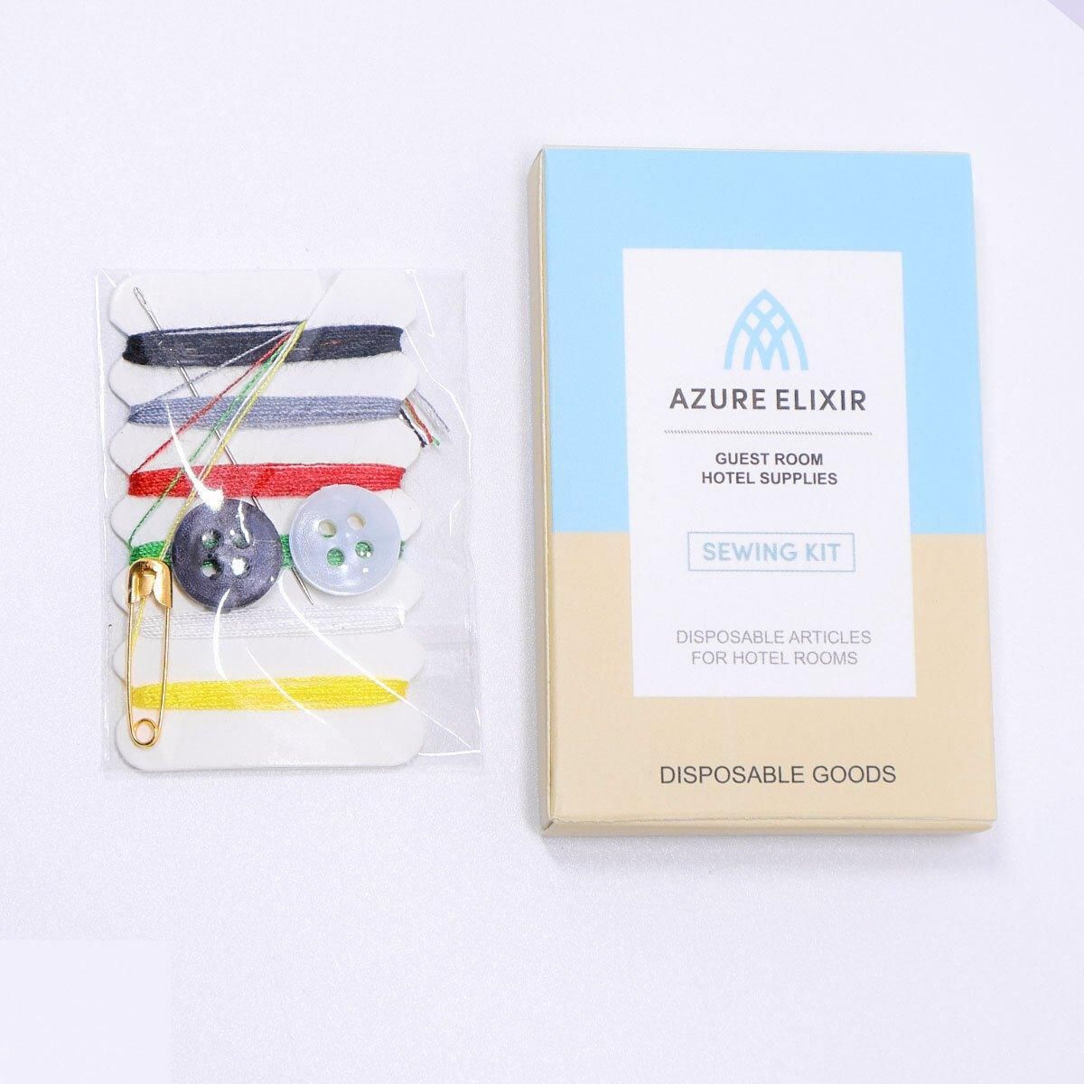 50pcs Hotel Sewing Kit Travel Emergency Sewing Set for Guesthouse and Hotel Room - B