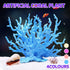 Soft Coral Realistic Water Plants Aquarium Decoration Fish Tank Seawater Set - Pink