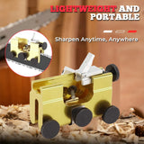 Portable Manual Saw Chain Sharpener Jig Tool for Blade Edge Filing