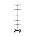 Rotating Jewellery Display Stand 5 6 Tier Metal Rack With Wheels Adjustable - 5 Tier
