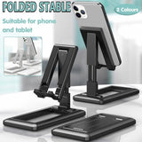Foldable Adjustable Universal Desk Stand Holder For Mobile Phone Tablet Mount Au