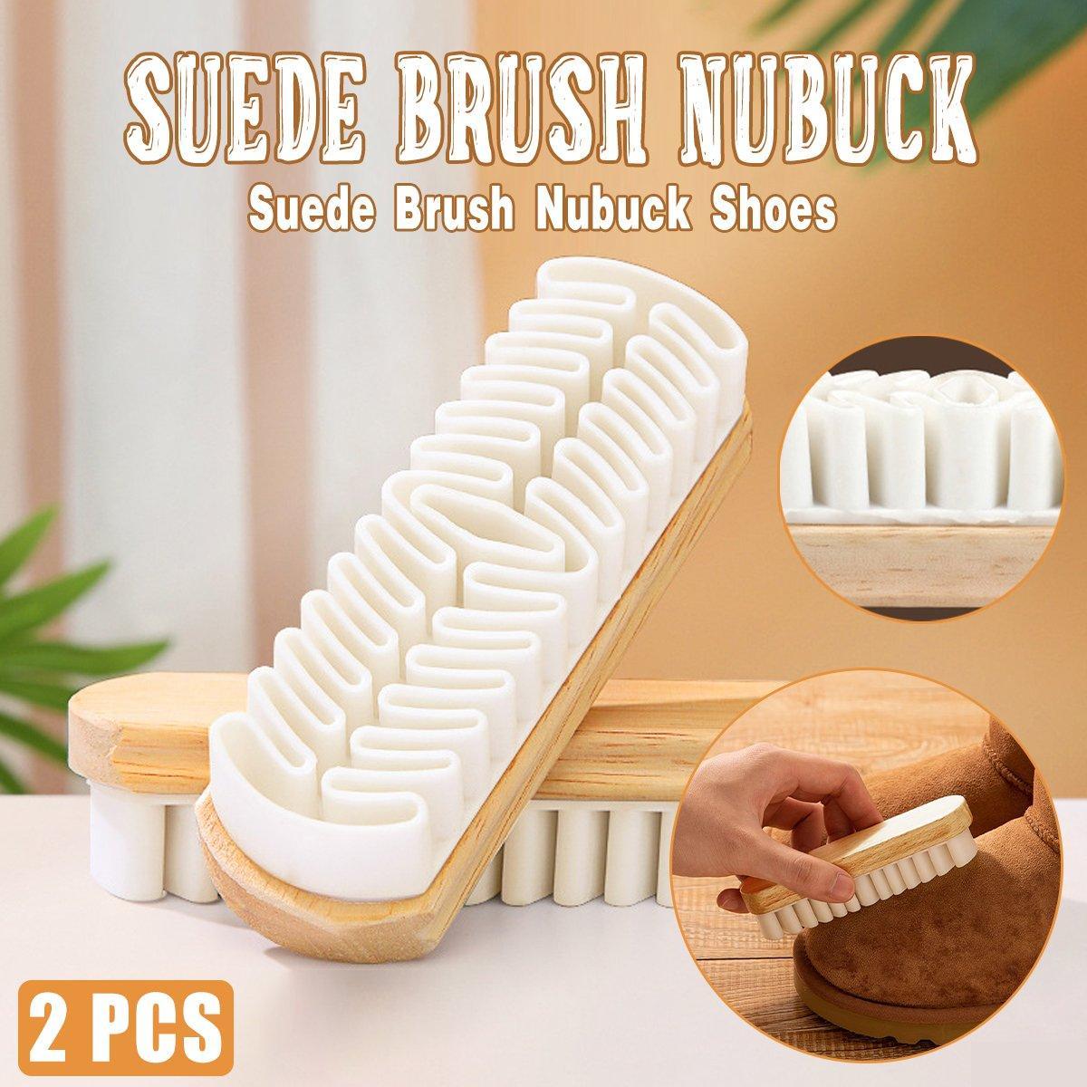 Suede Shoe Brush Rubber Eraser Cleaner for Soft Wool and Suede Shoes Fur Brush
