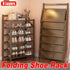 70CM 6 Tier Shoe Rack Folding Shoe Cabinet Easy Storage Organizer Space Saver