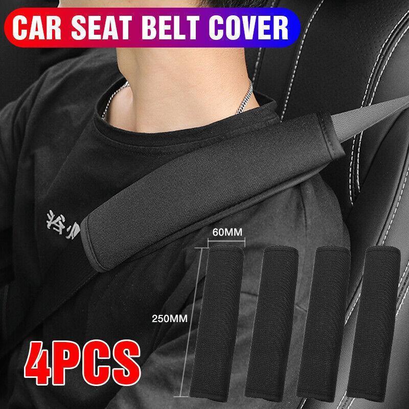 4Pcs Car Shoulder Strap Cover Soft Pad Protector Harness Cushion Fluffy