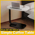 Mini Side Table Wooden Board Movable Lightweight Small Desk Compact Home Office