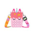 Pop It Shoulder Bag For Girls And Women Unicorn Pop Purse Bags - Pink