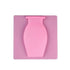 1PC Stick-On Silicone Vase Wall Sticker Reusable Window Flower Decal Pot Decor - Pink