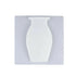 1PC Stick-On Silicone Vase Wall Sticker Reusable Window Flower Decal Pot Decor - White