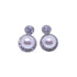 Exquisite French Style Socialite Earrings Fashion Jewelry Elegant Statement - Silver