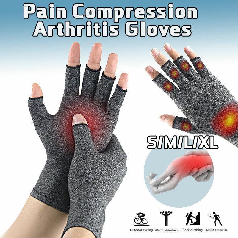 Arthritis Gloves Compression Joint Finger Pain Relief Hand Wrist Support Brace - S