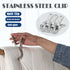 Large Stainless Steel Clothes Pegs Hanging Clip Laundry Windproof Clamp - 9cm *16 PCS
