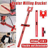 4IN1 Router Milling Bracket Tool for Positioning Round Holes Multifunctional