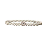 Women's Bead Chain Belt Pearl Waist Chain Dress Decorative Belt Waistband 8C - 8140
