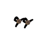 Mini Hair Claw Faux Pearl Hair Clip Hairpins For Women Girls Black Small Grab - Camellia