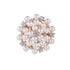 Fashion Women Crystal Simulated Pearl Brooch Pin Wedding Party Jewelry Decor - B07012