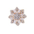 Fashion Women Crystal Simulated Pearl Brooch Pin Wedding Party Jewelry Decor - B07010