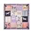 90x90cm Women Silk Satin Wrap Professional Lady Summer Beach Large Square Scarf - Purple