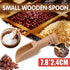 1/2/4/10 Pcs Mini Wooden Scoop Kitchen Spoon for Salt Sugar & Coffee - 1PC