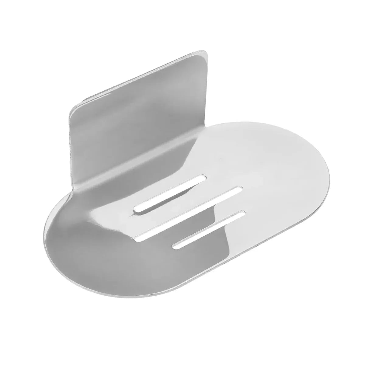 Stainless Steel Soap Dish Bathroom Soap Box Wall Mounted Rack Hanger for Shower - No punching required