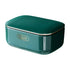 Household Wall Mounted Soap Box With Lid Drainage Non Punch Bathroom Storage Box - Green