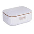 Household Wall Mounted Soap Box With Lid Drainage Non Punch Bathroom Storage Box - White