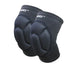 Knee Pad Crashproof Antislip Brace Leg Sleeve Protector Guard Support Men - Black*1 Pair