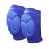 Knee Pad Crashproof Antislip Brace Leg Sleeve Protector Guard Support Men - Blue*1 Pair