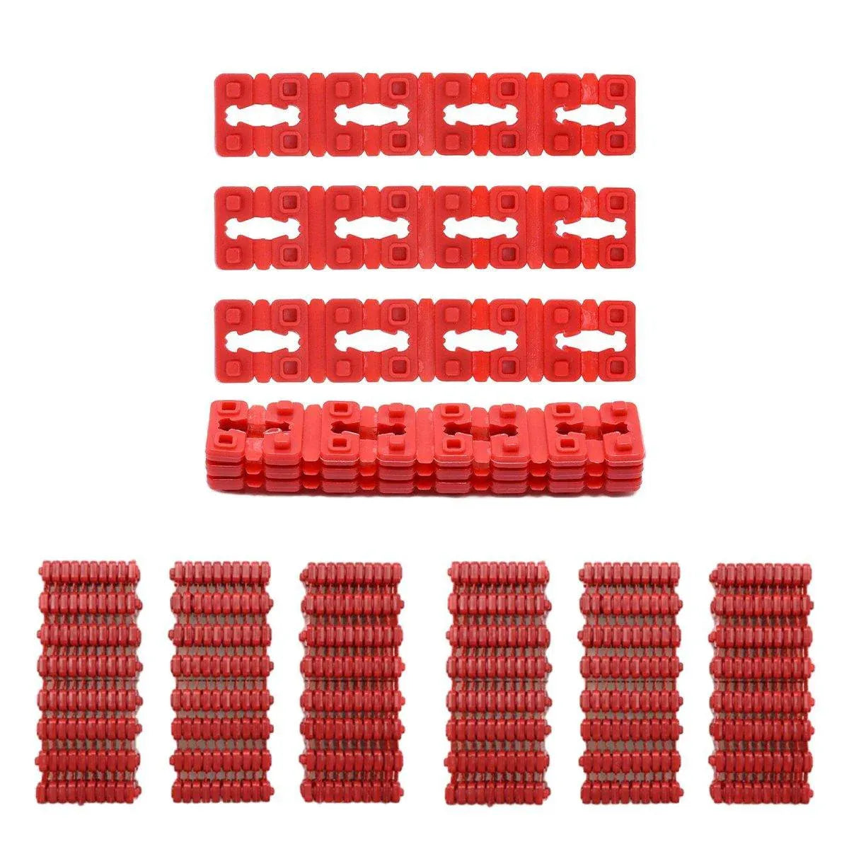 12/100pcs Red Switch and Receptacle Spacers Adjustable Depth Electrical Tool - 100PCS