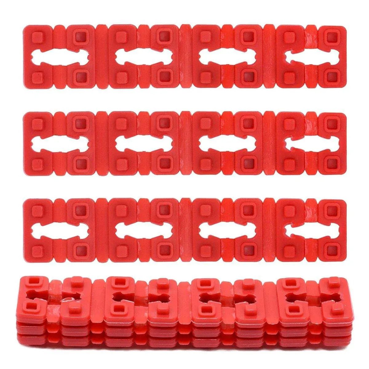 12/100pcs Red Switch and Receptacle Spacers Adjustable Depth Electrical Tool - 12PCS
