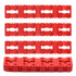 12/100pcs Red Switch and Receptacle Spacers Adjustable Depth Electrical Tool - 12PCS
