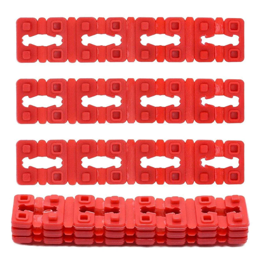 12/100pcs Red Switch and Receptacle Spacers Adjustable Depth Electrical Tool - 12PCS