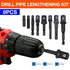 8PCS Power Drill Socket Adapter Extension Set Impact Nut Driver Hex Bit Tool Kit