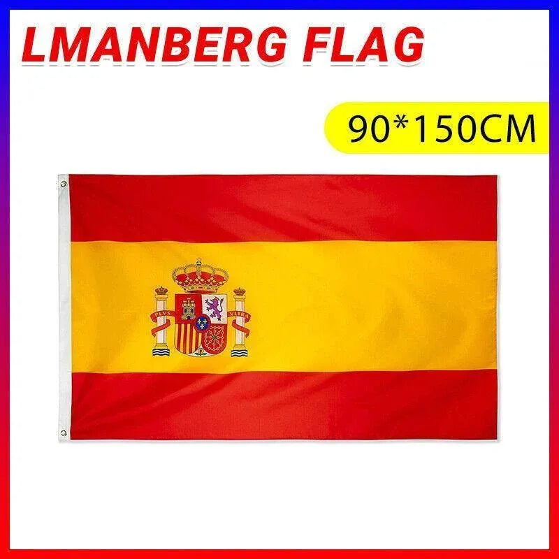 Large Spain Spanish Flag Heavy Duty Outdoor ES 90x150cm - 3x5ft